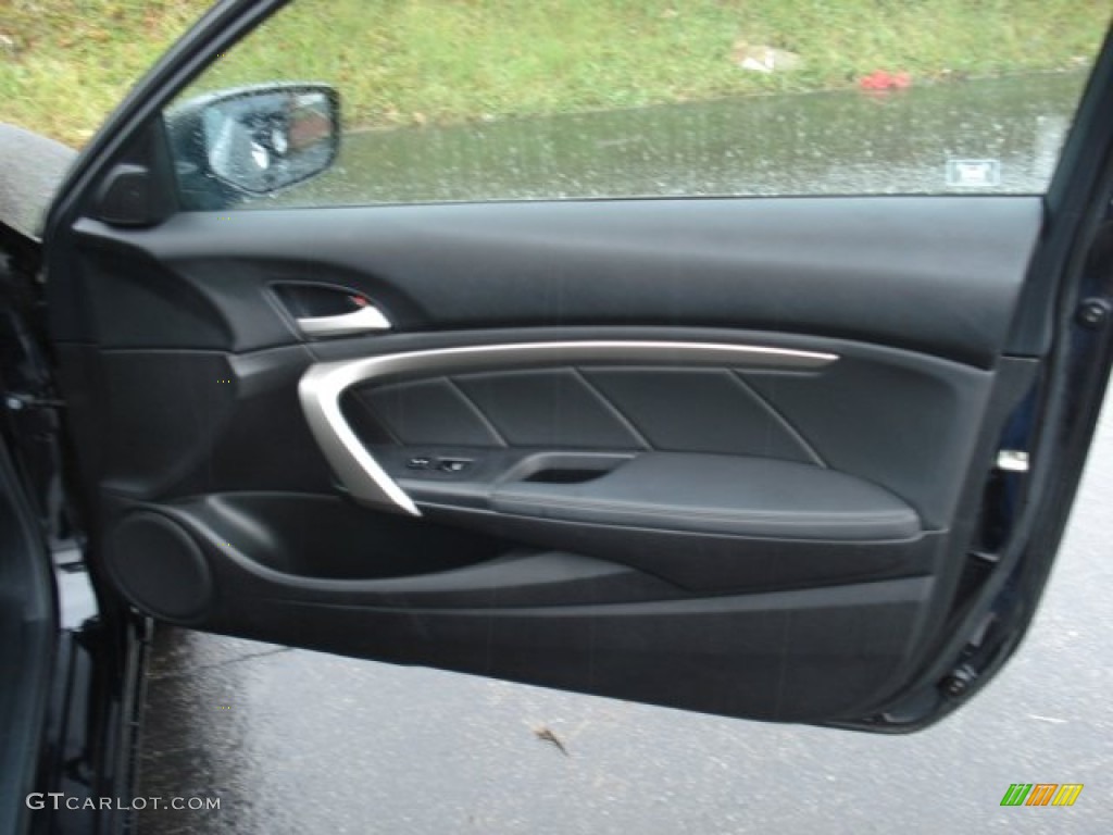 2009 Accord EX-L V6 Coupe - Crystal Black Pearl / Black photo #16