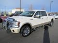 White Platinum Metallic Tri Coat - F150 Lariat SuperCrew 4x4 Photo No. 3