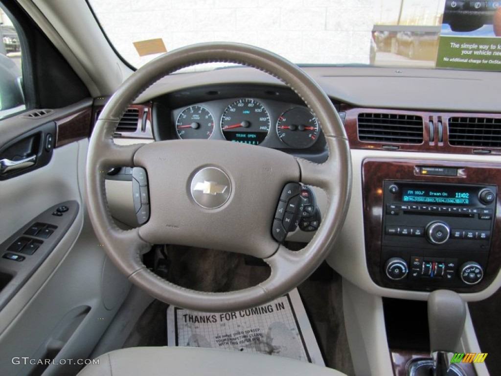 2008 Chevrolet Impala LT Neutral Beige Steering Wheel Photo #58498486