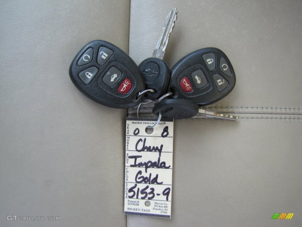 2008 Chevrolet Impala LT Keys Photo #58498642