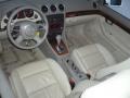 Beige 2007 Audi A4 2.0T quattro Cabriolet Interior Color