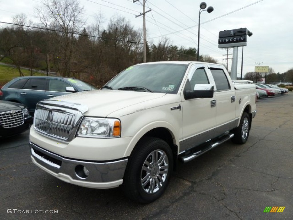 White Chocolate Tri-Coat 2008 Lincoln Mark LT SuperCrew 4x4 Exterior Photo #58500331
