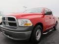 2011 Flame Red Dodge Ram 1500 ST Quad Cab  photo #2