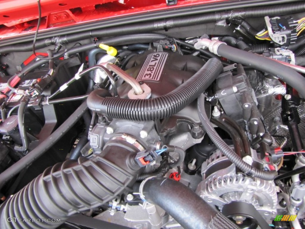 2011 Jeep Wrangler Sport S 4x4 3.8 Liter OHV 12-Valve V6 Engine Photo #58500484