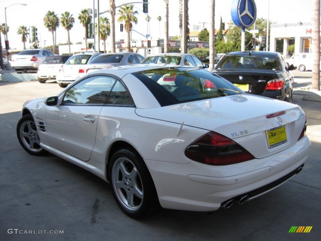 2004 SL 55 AMG Roadster - Alabaster White / Ash photo #4