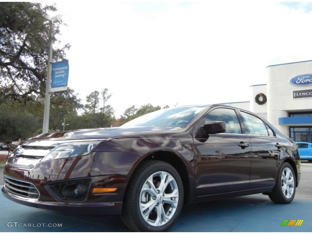 2012 Fusion SE - Bordeaux Reserve Metallic / Charcoal Black photo #1