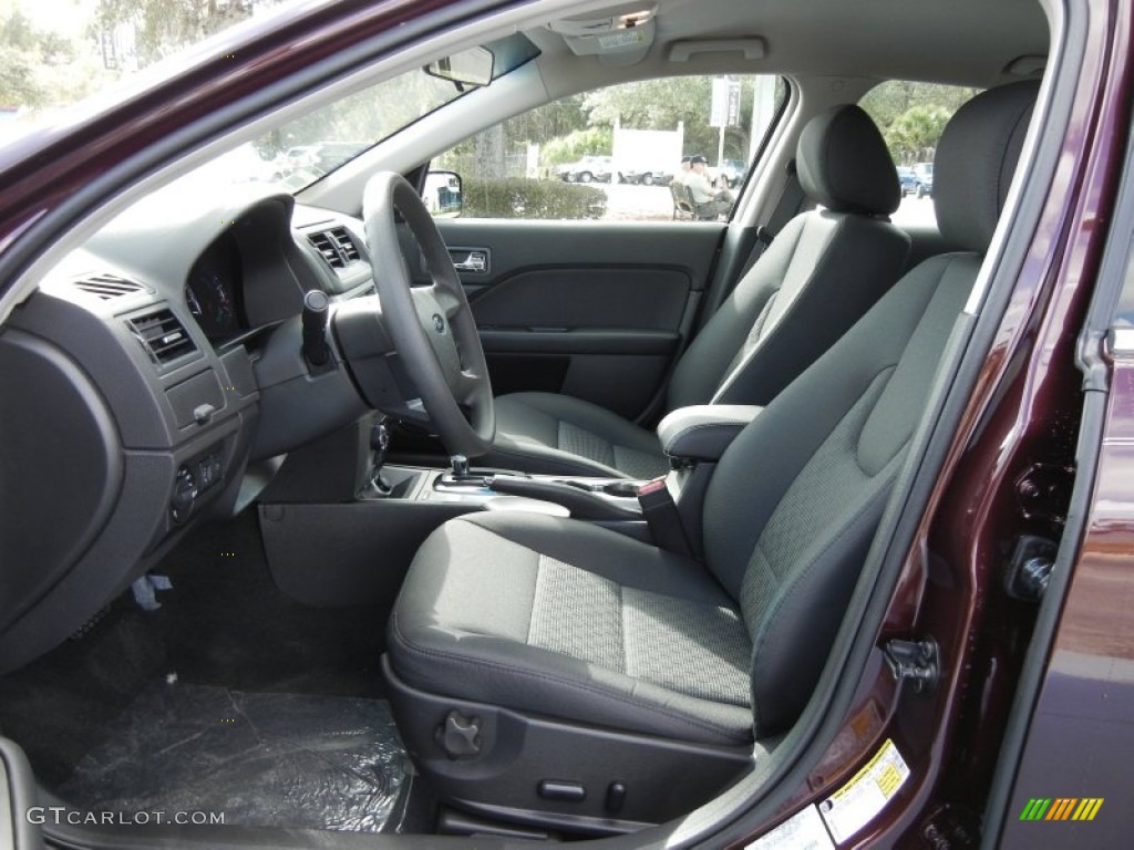 Charcoal Black Interior 2012 Ford Fusion SE Photo #58502362