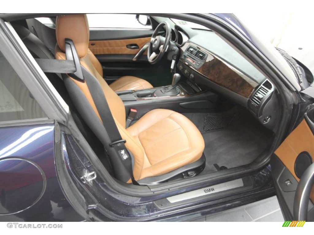 Saddle Brown Interior 2007 BMW Z4 3.0si Coupe Photo #58502795