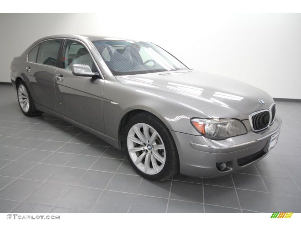 2007 7 Series 750Li Sedan - Sterling Grey Metallic / Flannel Grey photo #1