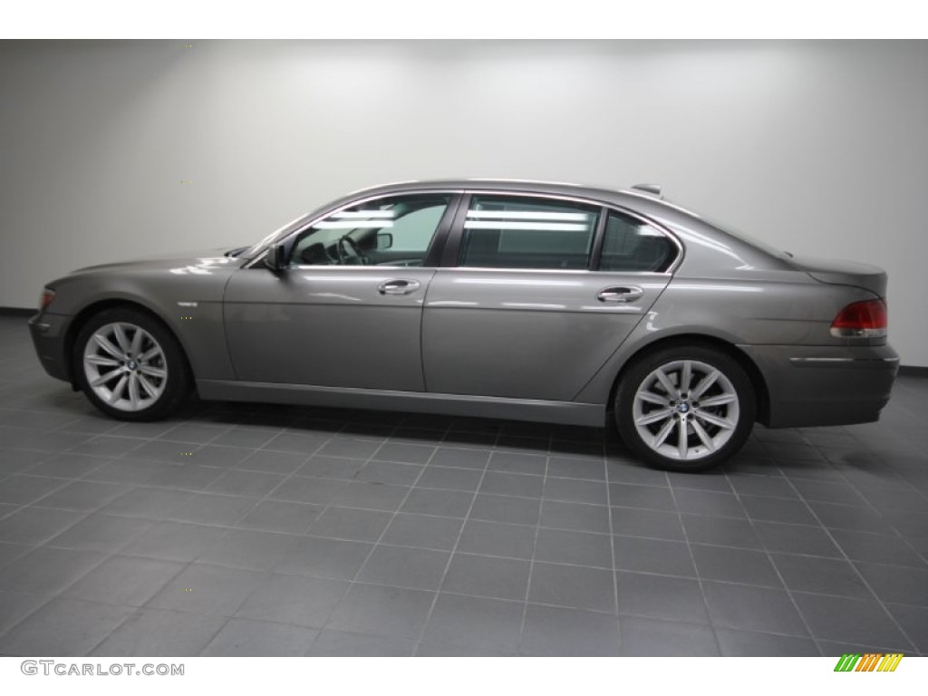 2007 7 Series 750Li Sedan - Sterling Grey Metallic / Flannel Grey photo #2