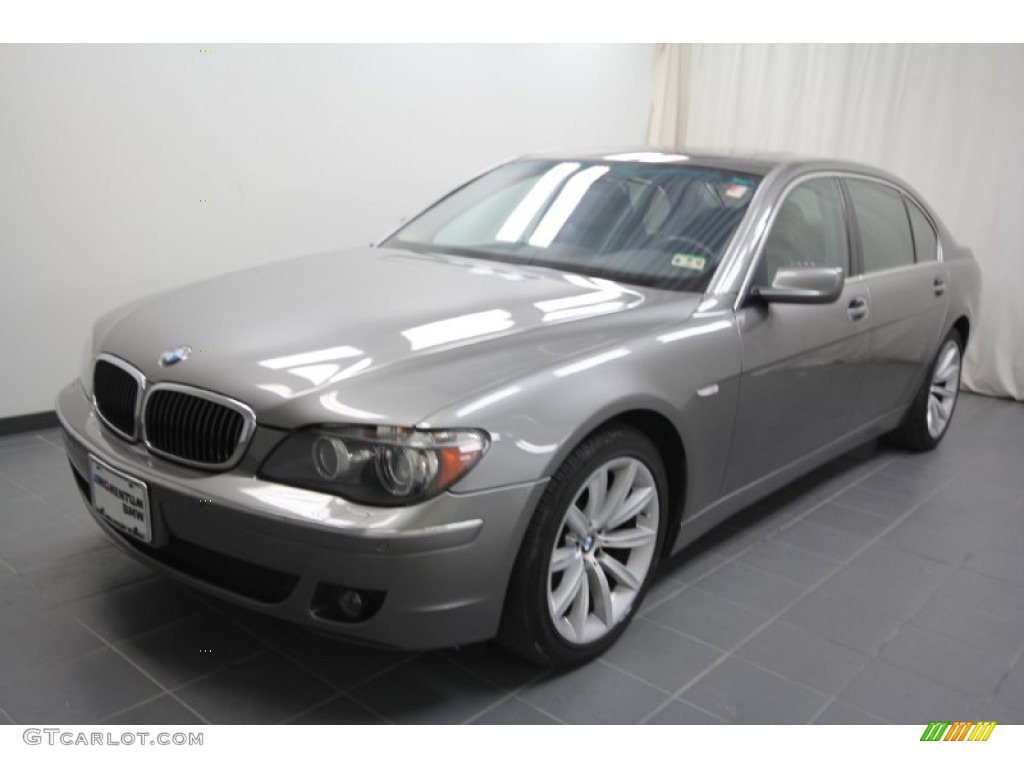 2007 7 Series 750Li Sedan - Sterling Grey Metallic / Flannel Grey photo #6