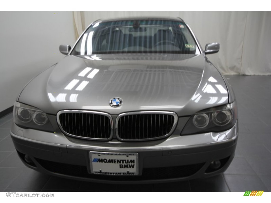 2007 7 Series 750Li Sedan - Sterling Grey Metallic / Flannel Grey photo #7