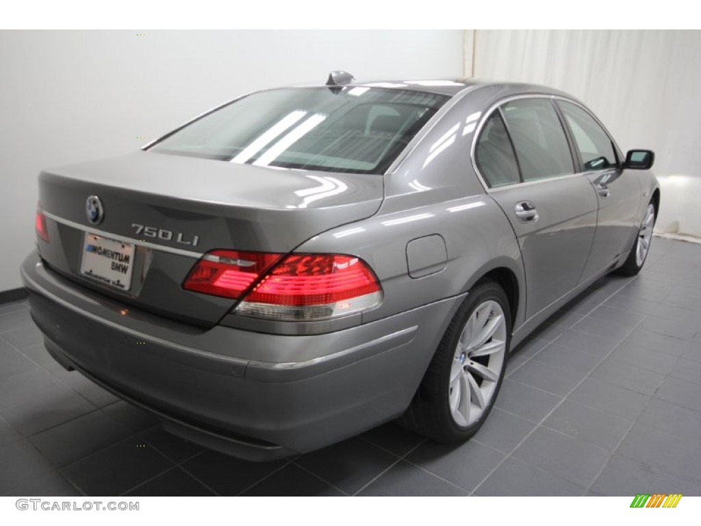 2007 7 Series 750Li Sedan - Sterling Grey Metallic / Flannel Grey photo #10