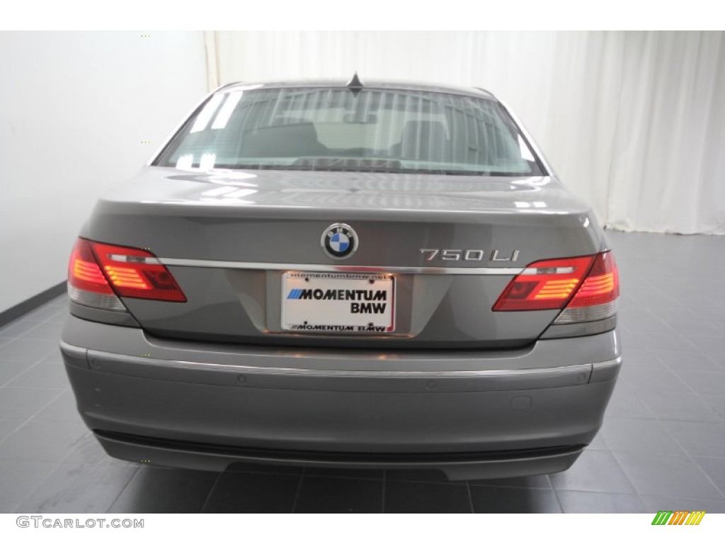 2007 7 Series 750Li Sedan - Sterling Grey Metallic / Flannel Grey photo #11