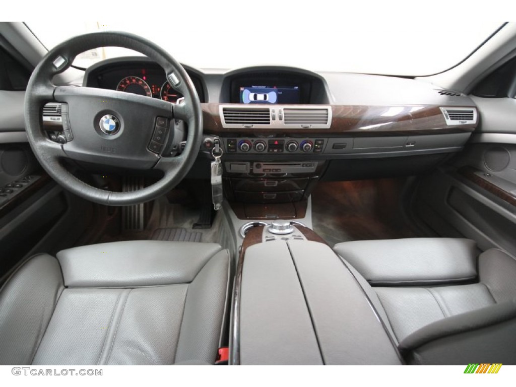 2007 7 Series 750Li Sedan - Sterling Grey Metallic / Flannel Grey photo #13