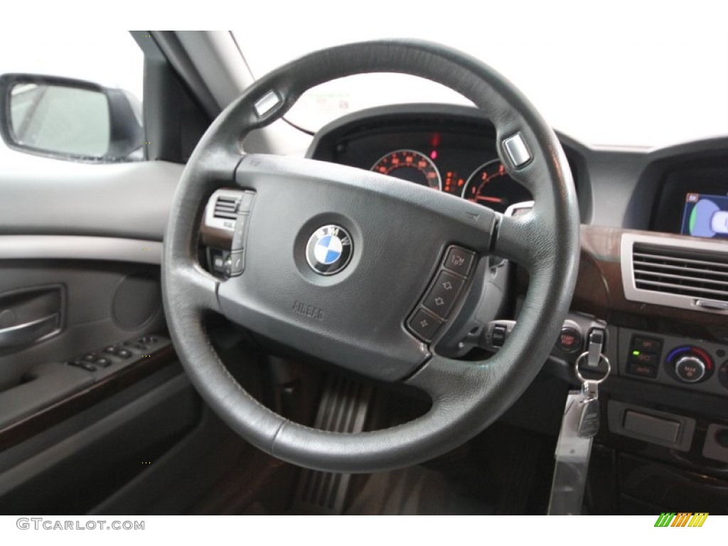 2007 7 Series 750Li Sedan - Sterling Grey Metallic / Flannel Grey photo #14