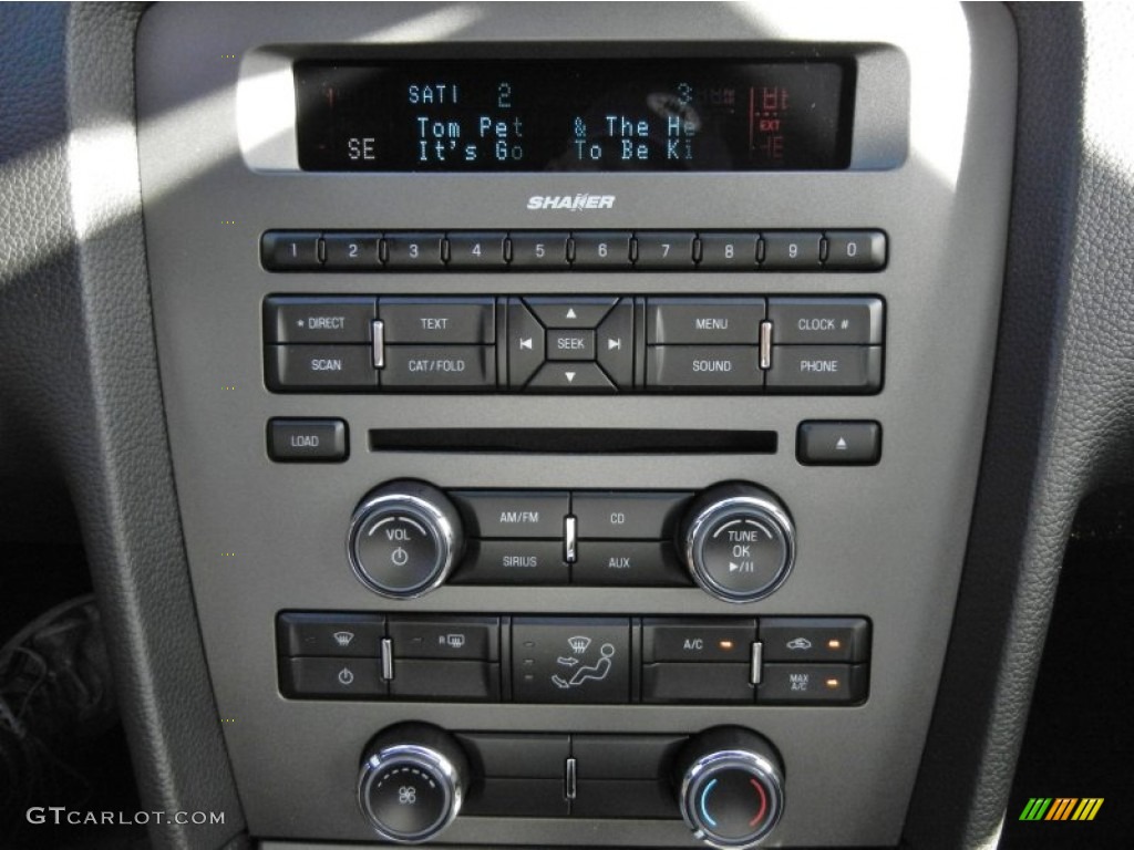 2012 Ford Mustang V6 Premium Coupe Controls Photo #58503068