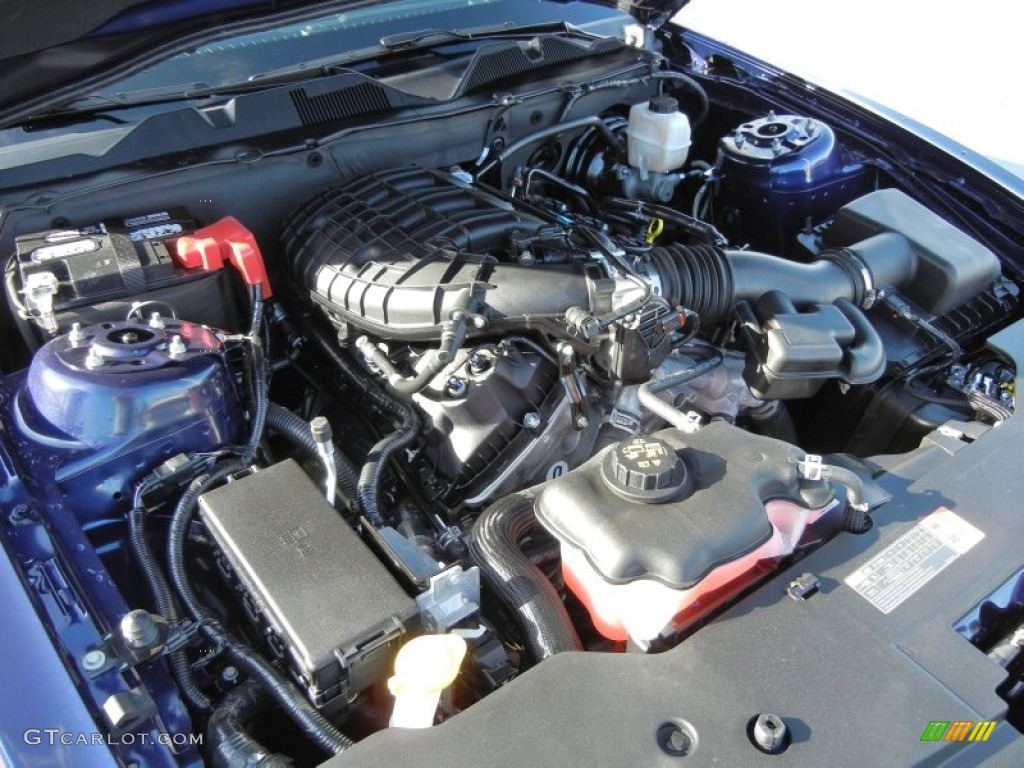 2012 Ford Mustang V6 Premium Coupe 3.7 Liter DOHC 24-Valve Ti-VCT V6 Engine Photo #58503094