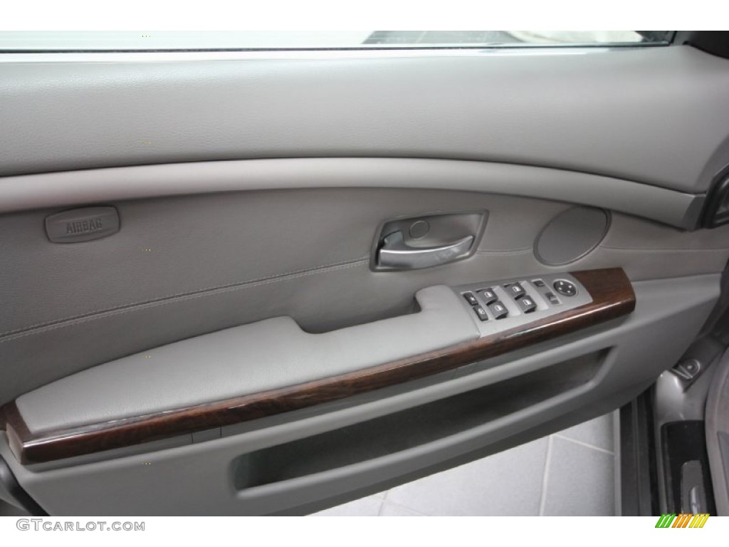 2007 7 Series 750Li Sedan - Sterling Grey Metallic / Flannel Grey photo #29