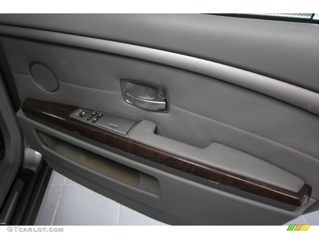 2007 7 Series 750Li Sedan - Sterling Grey Metallic / Flannel Grey photo #36