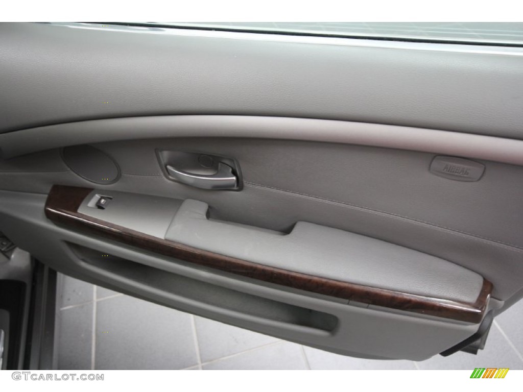 2007 7 Series 750Li Sedan - Sterling Grey Metallic / Flannel Grey photo #39