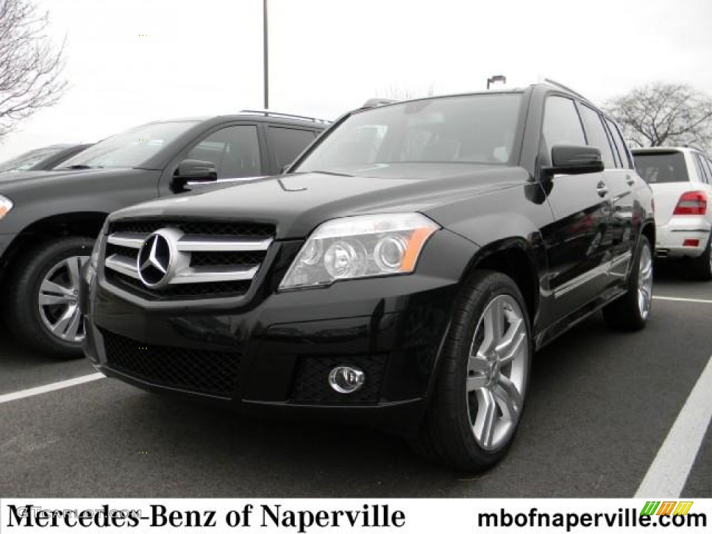 2012 GLK 350 4Matic - Black / Black photo #1