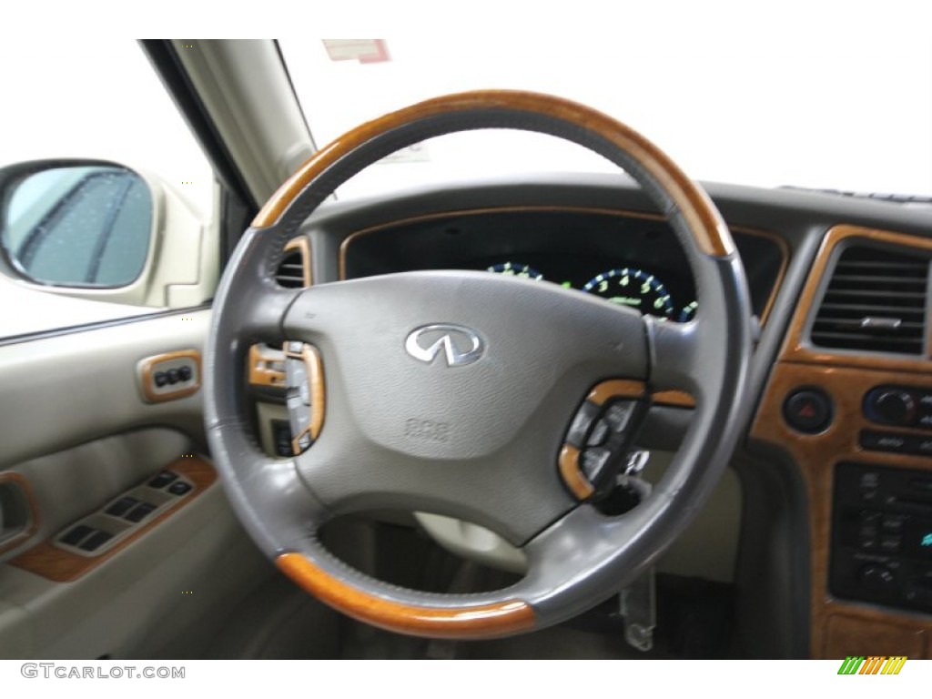 2002 QX4  - Golden Sand Metallic / Stone Beige photo #14