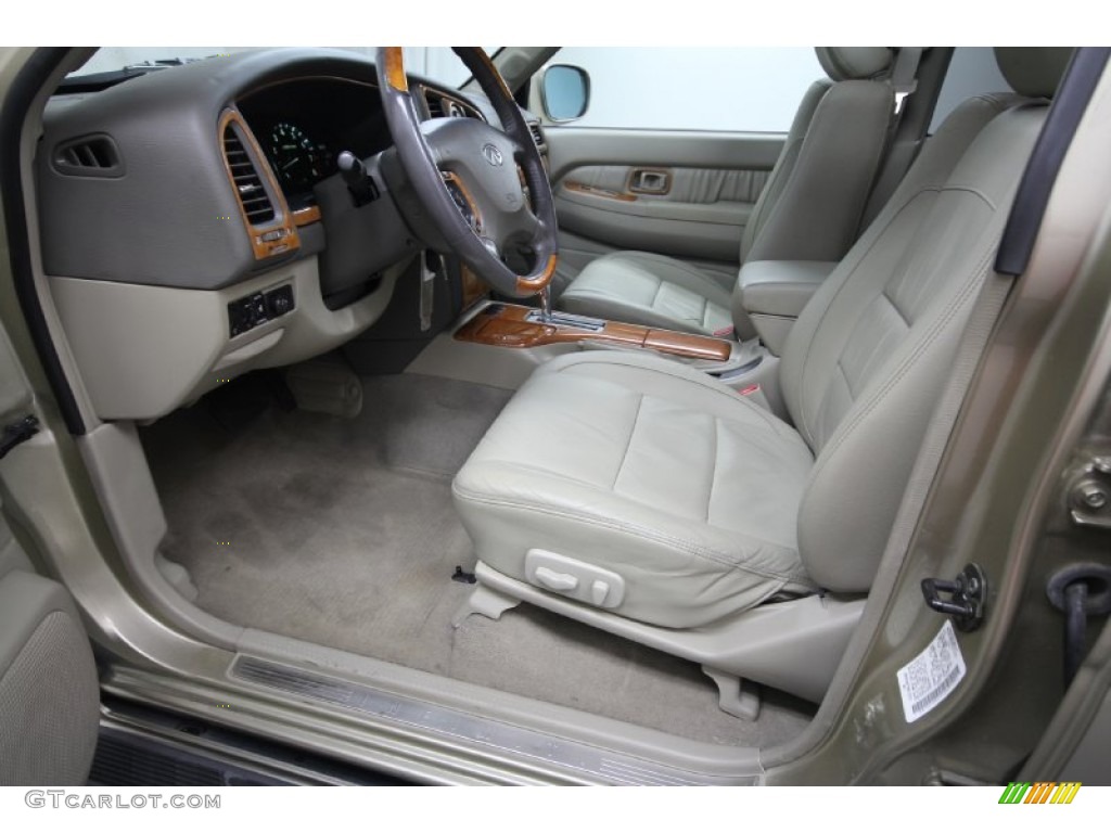 2002 QX4  - Golden Sand Metallic / Stone Beige photo #24