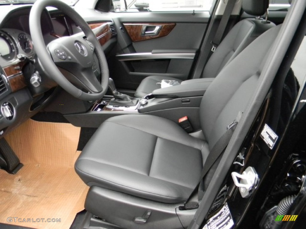 Black Interior 2012 Mercedes-Benz GLK 350 4Matic Photo #58504594