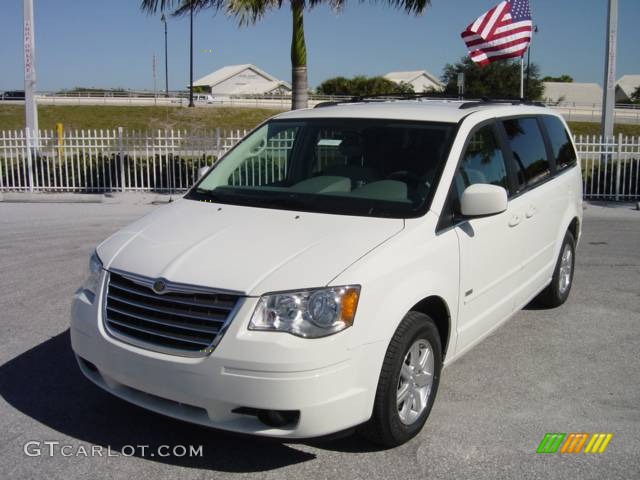 2008 Town & Country Touring Signature Series - Stone White / Medium Slate Gray/Light Shale photo #2