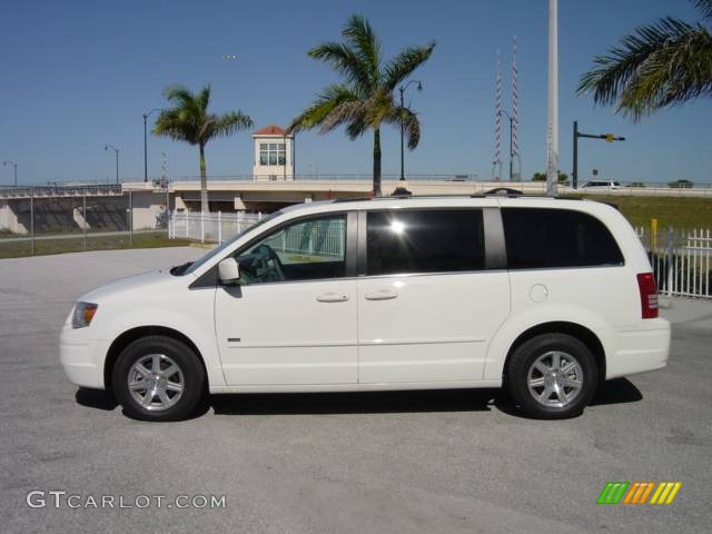 2008 Town & Country Touring Signature Series - Stone White / Medium Slate Gray/Light Shale photo #3