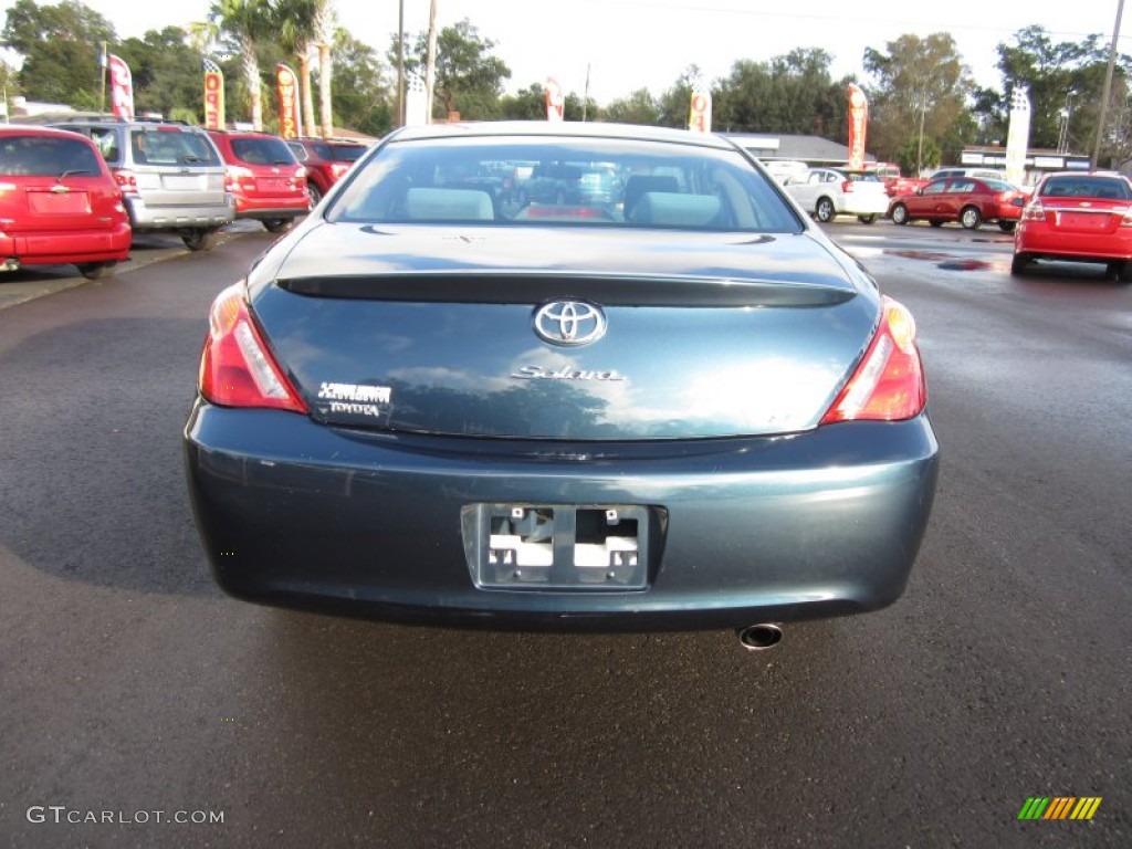 2005 Solara SE Coupe - Oceanus Blue Pearl / Dark Stone photo #5