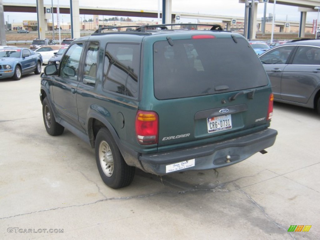 1999 Explorer Sport - Tropic Green Metallic / Medium Prairie Tan photo #3