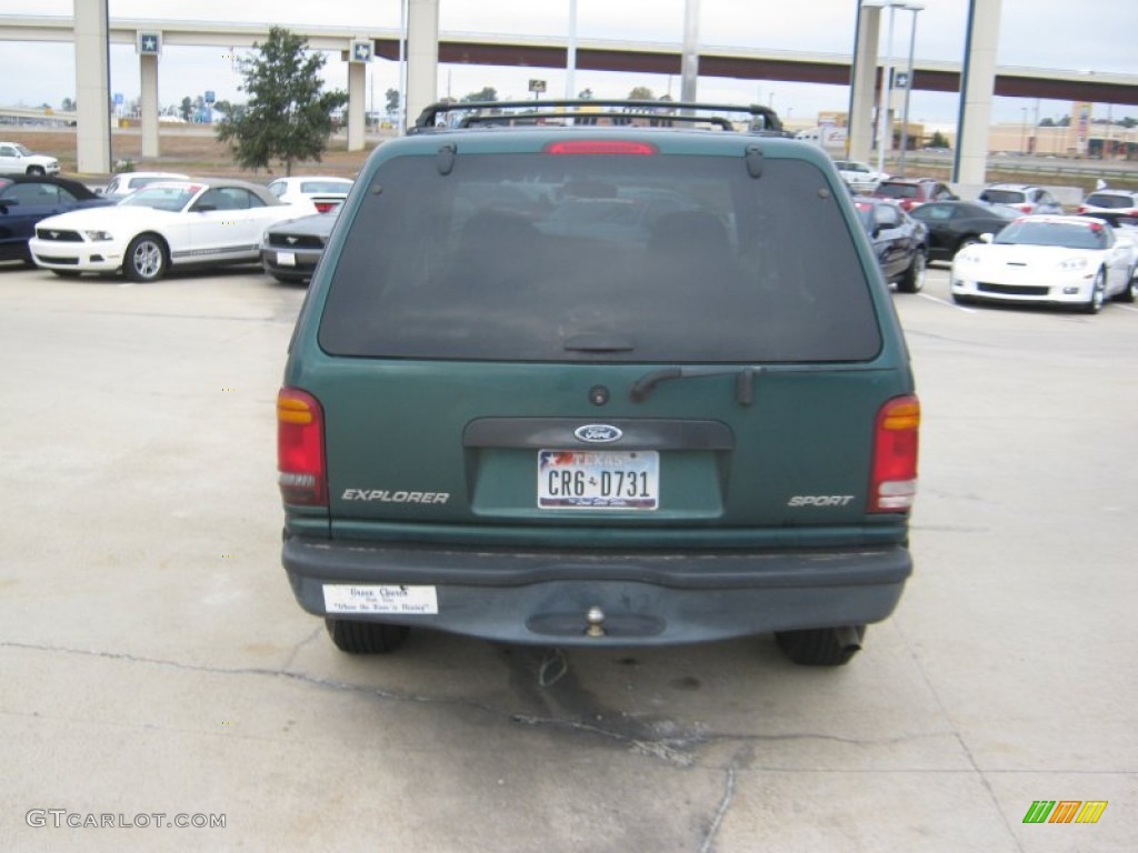 1999 Explorer Sport - Tropic Green Metallic / Medium Prairie Tan photo #4