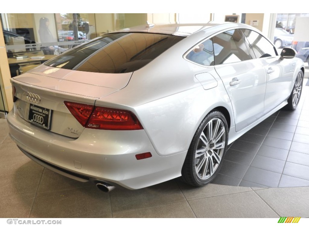 Ice Silver Metallic 2012 Audi A7 3.0T quattro Premium Exterior Photo #58507265