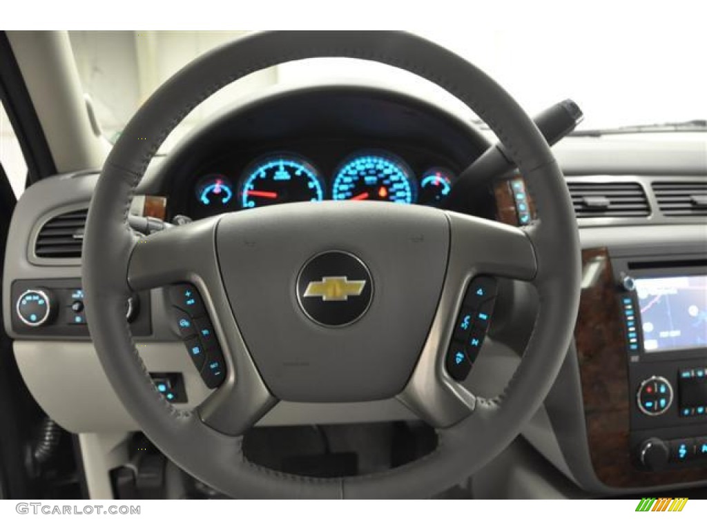 2012 Chevrolet Avalanche LTZ 4x4 Dark Titanium/Light Titanium Steering Wheel Photo #58510016