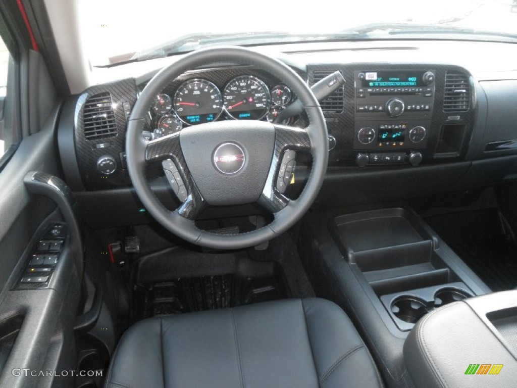 2012 Sierra 1500 SLE Crew Cab 4x4 - Fire Red / Ebony photo #13