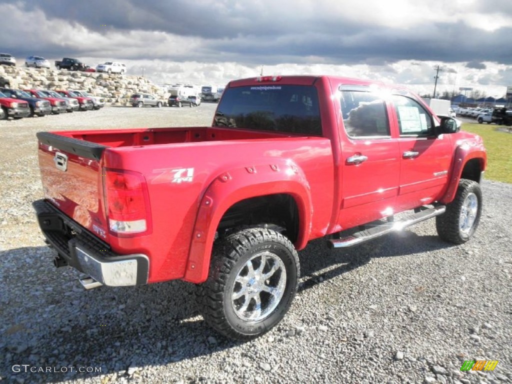 2012 Sierra 1500 SLE Crew Cab 4x4 - Fire Red / Ebony photo #21