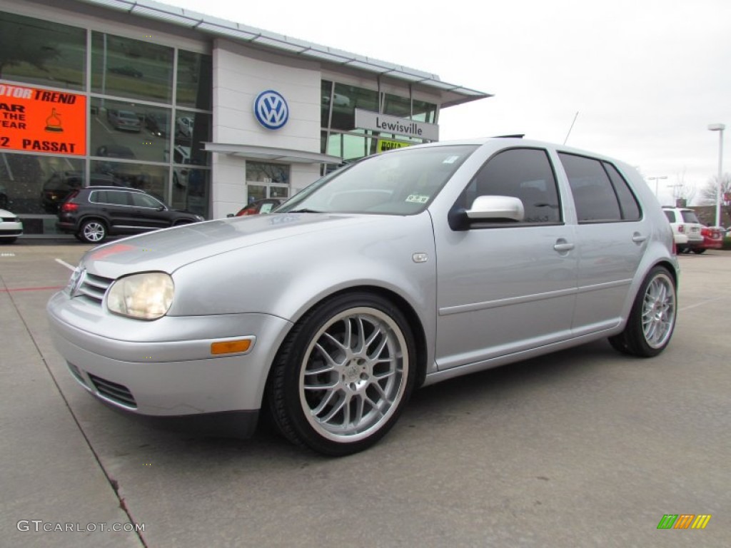 2003 Golf GLS 4 Door - Reflex Silver / Black photo #1