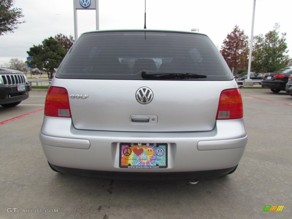 2003 Golf GLS 4 Door - Reflex Silver / Black photo #4