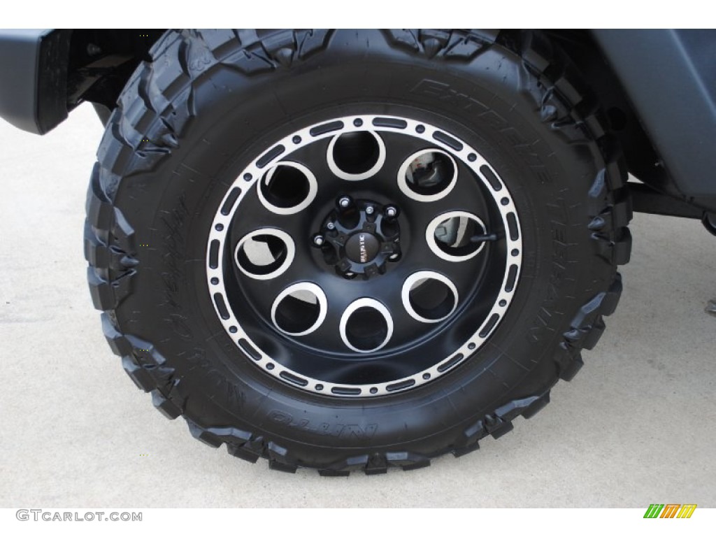 2011 Jeep Wrangler Sport S 4x4 Custom Wheels Photo #58512113