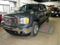 2012 Stealth Gray Metallic GMC Sierra 1500 SLE Crew Cab 4x4  photo #3