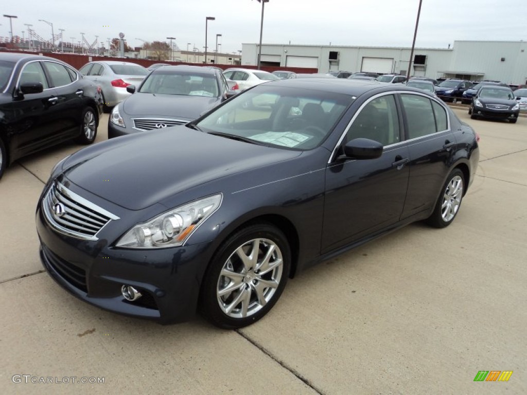 2012 G 37 S Sport Sedan - Blue Slate / Graphite photo #1