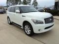 2012 Moonlight White Infiniti QX 56  photo #2