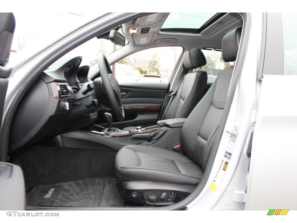 2011 3 Series 335d Sedan - Titanium Silver Metallic / Black photo #11