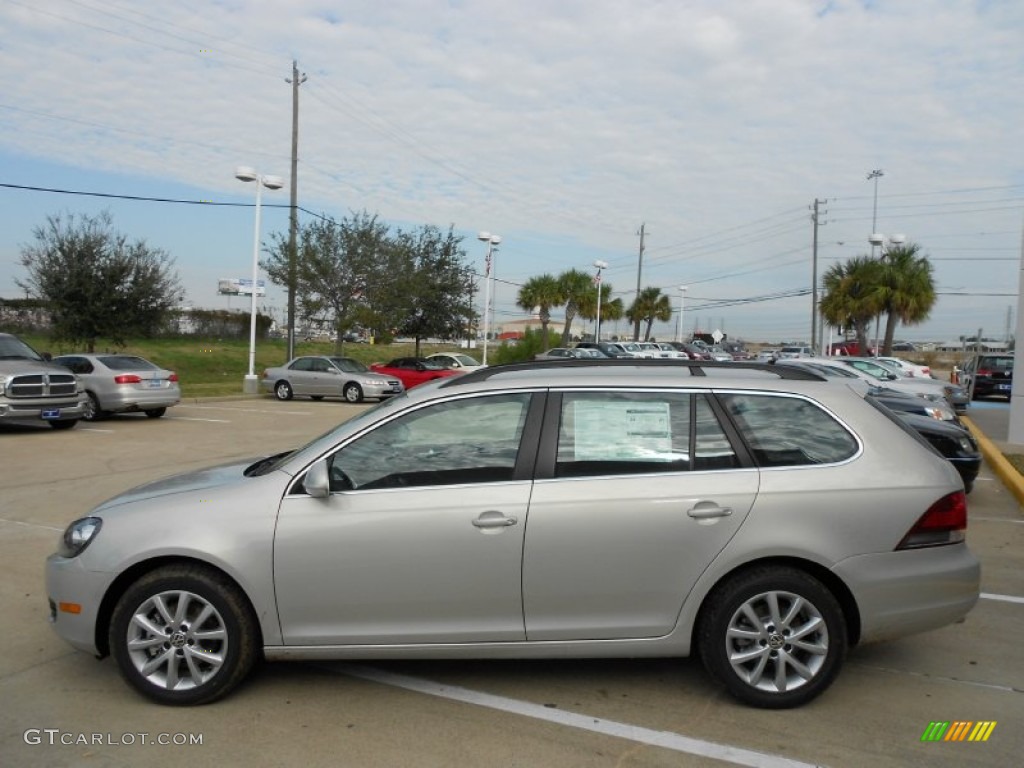 White Gold Metallic 2012 Volkswagen Jetta SE SportWagen Exterior Photo #58516682