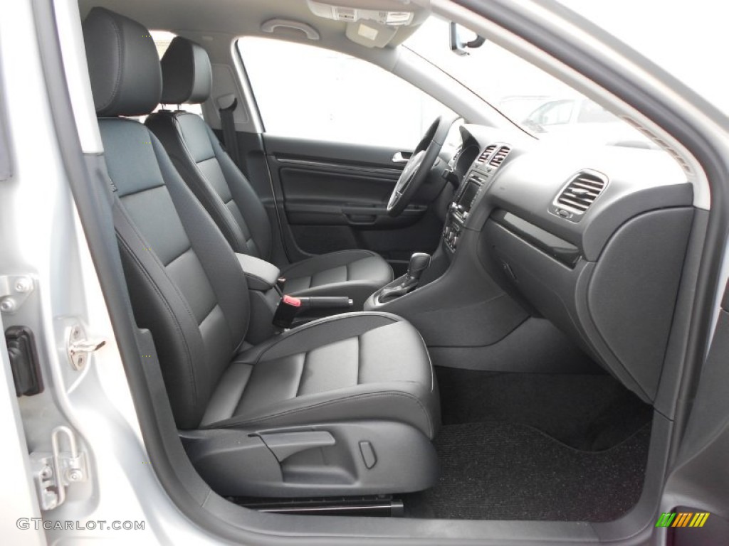 Titan Black Interior 2012 Volkswagen Jetta SE SportWagen Photo #58516754