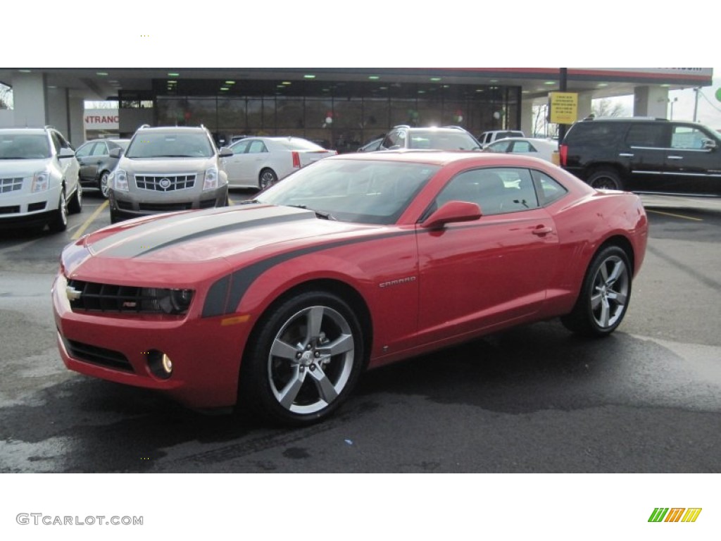 Victory Red 2010 Chevrolet Camaro LT Coupe Exterior Photo #58516826
