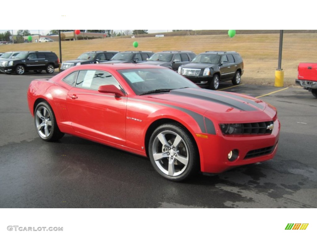 Victory Red 2010 Chevrolet Camaro LT Coupe Exterior Photo #58516879