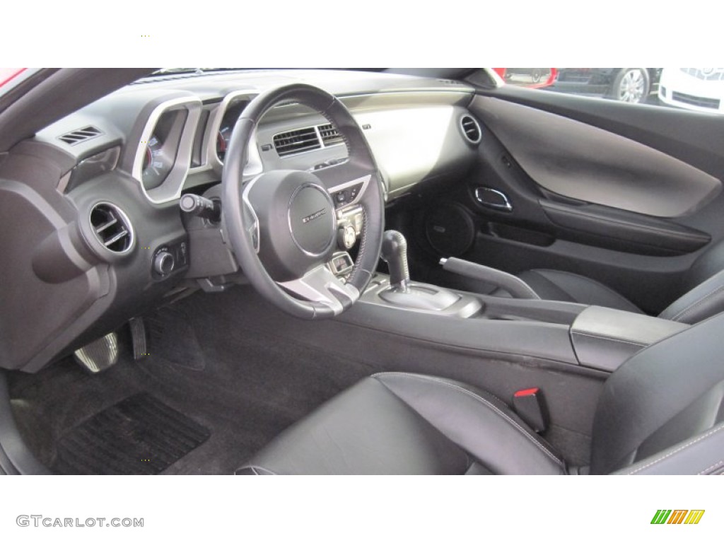 Black Interior 2010 Chevrolet Camaro LT Coupe Photo #58516914